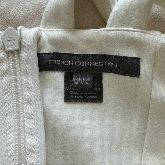 French Connection White Dress Size 6 - Picture 3 of 3